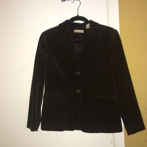 Brown Velvet Blazer